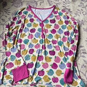 Little Sleepies Berry Apple Of My Eye Top 3X